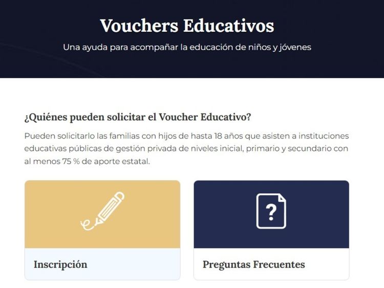 Voucher educativo