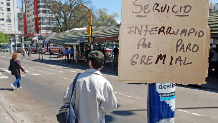 Paro de colectivos