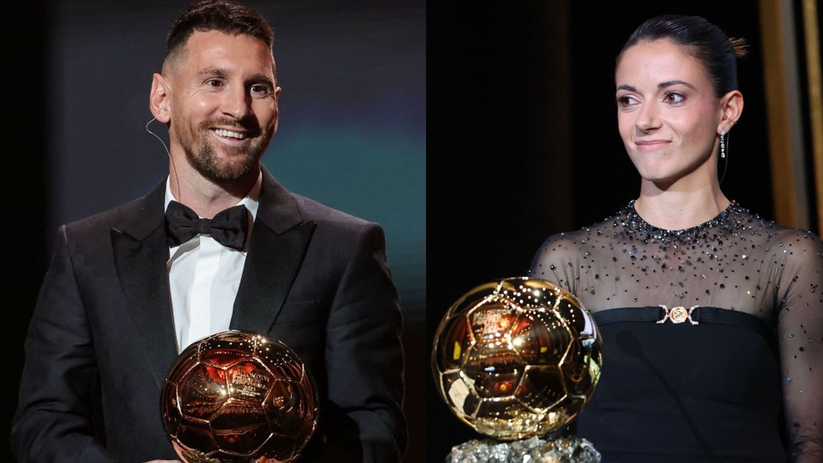 Lionel Messi Y Aitana Bonmatí Ganan El Balón De Oro 2023 Aitana Bonmatí ...